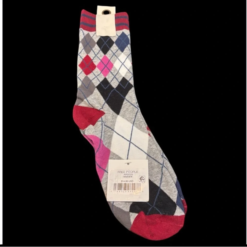 Free People Argyle Socks NWT